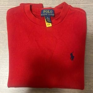 Boys Polo by Ralph Lauren long sleeve thermal shirt